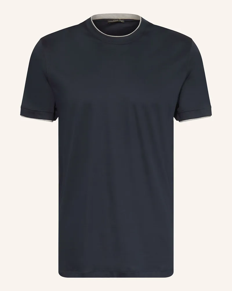 van Laack T-Shirt VL-PILOS-F Dunkelblau