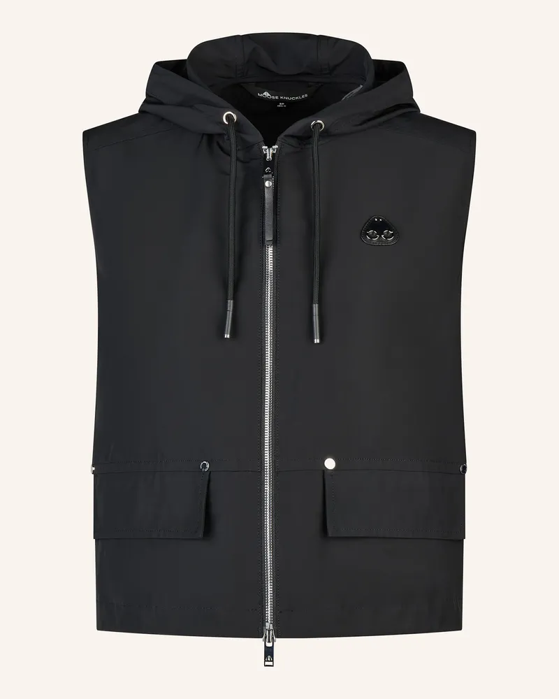 Moose Knuckles Weste Elevate schwarz Schwarz