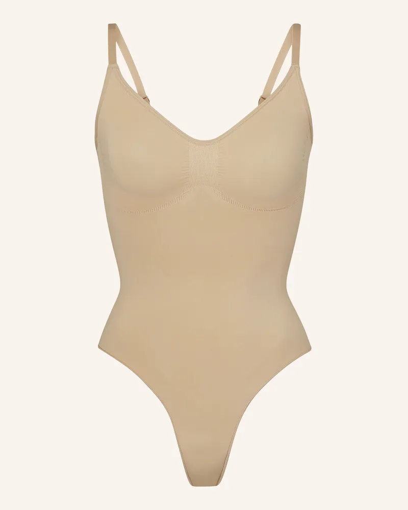 SKIMS Shape-Body Seamless Sculpt beige Clay