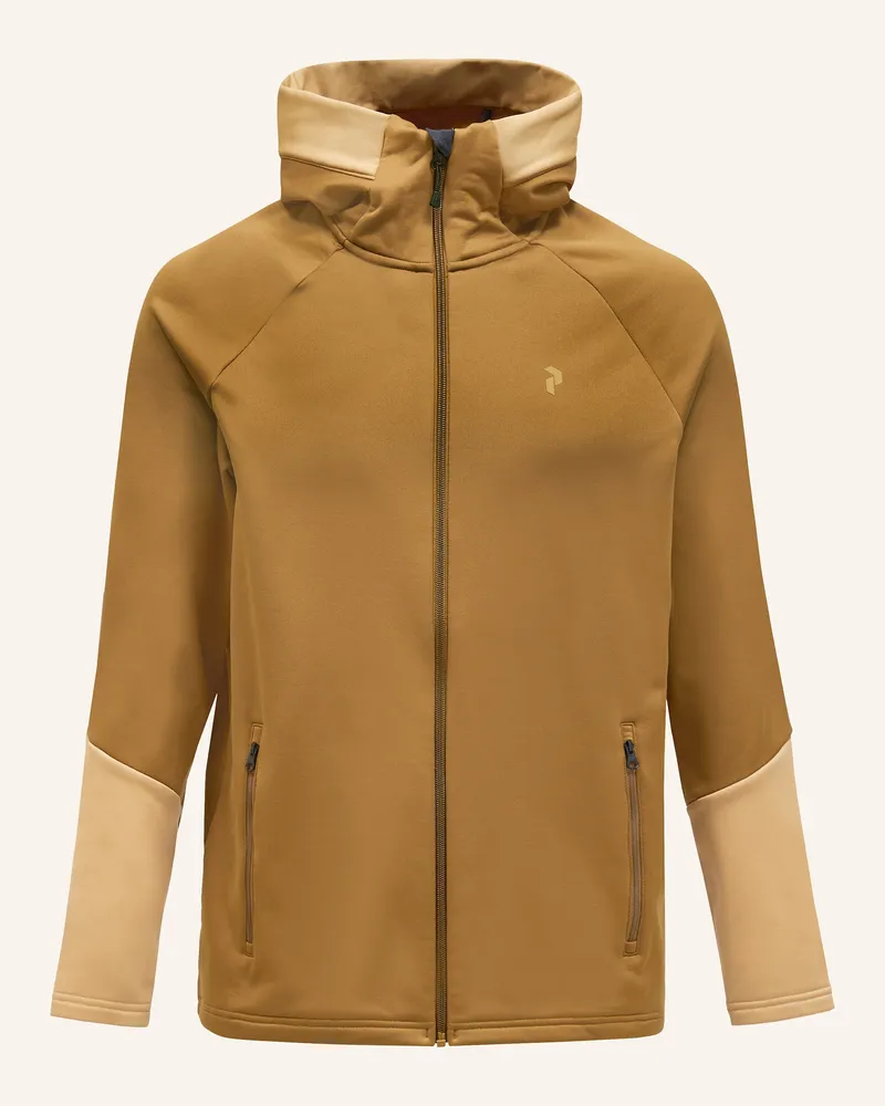 Peak Performance Midlayer-Jacke RIDER Braun
