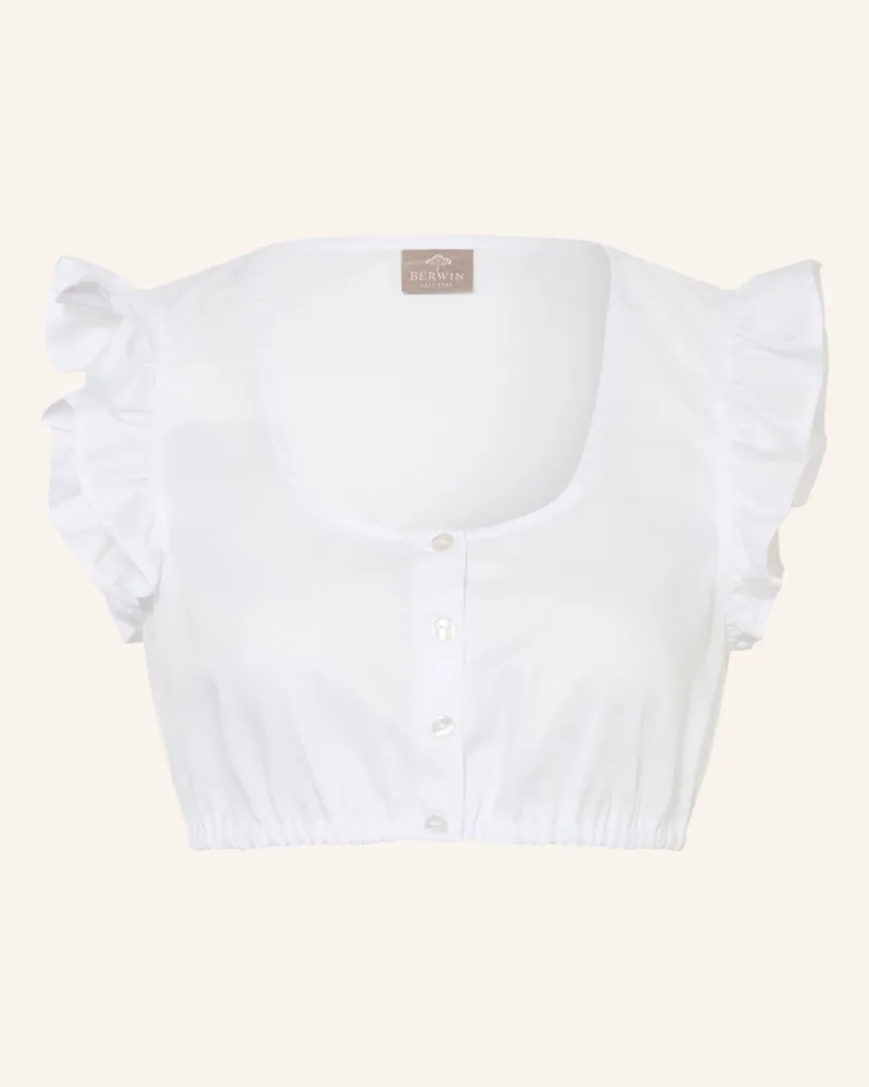 Berwin & Wolff Dirndlbluse weiss Weiss