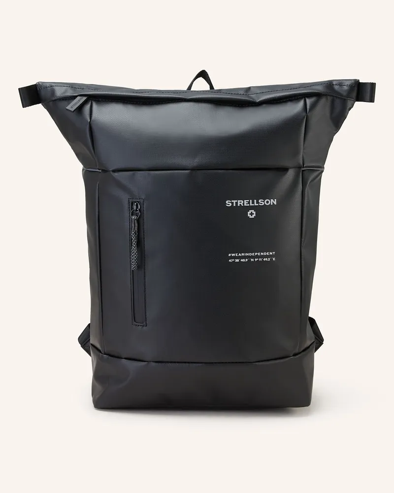 Strellson Rucksack schwarz Schwarz
