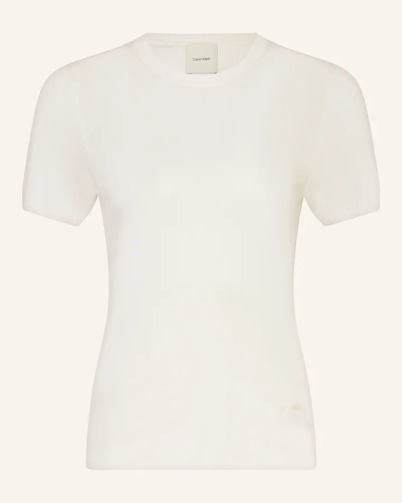 Calvin Klein Strickshirt weiss Ecru