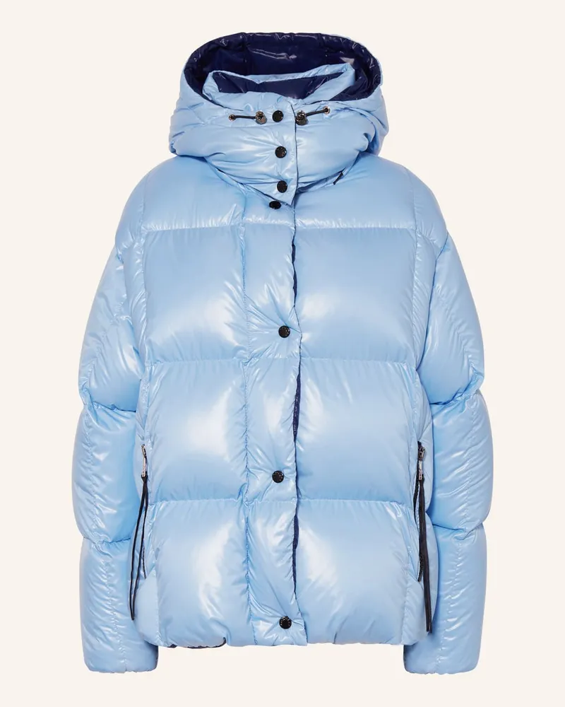 Moncler Daunenjacke PARANA mit abnehmbarer Kapuze Blau