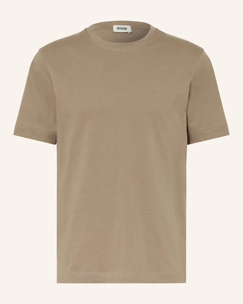 Drykorn T-Shirt Raphael braun Camel