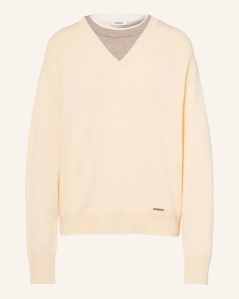 Sandro Pullover beige Beige