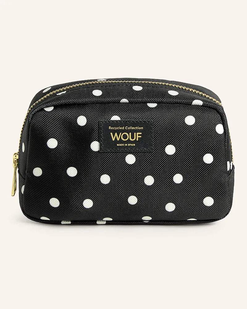 WOUF Kosmetiktasche schwarz Schwarz