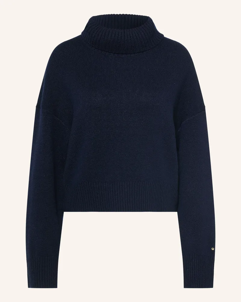 Maje Rollkragenpullover Mit Cashmere blau Dunkelblau
