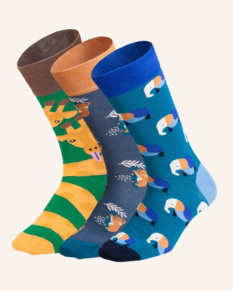 DillySocks Socken Wild Steps blau Blau