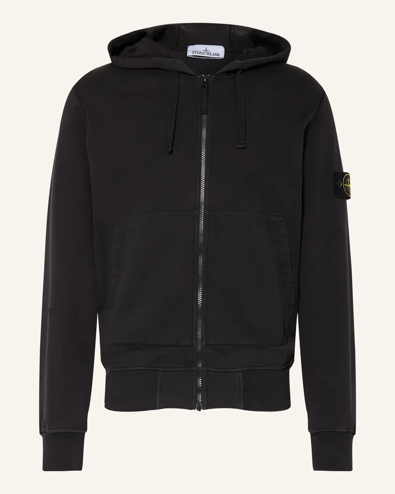 Stone Island Sweatjacke Schwarz