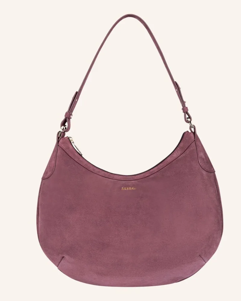 Roeckl Schultertasche LIBERTY NUBUK MEDIUM Dunkelrot