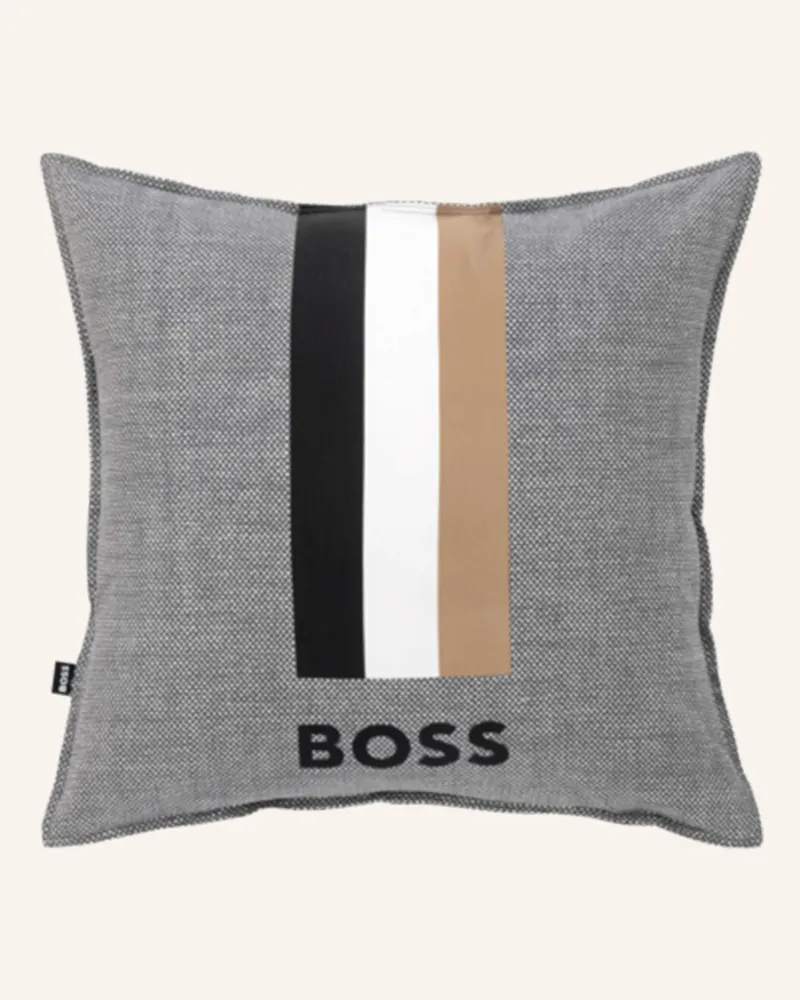 HUGO BOSS Dekokissenhülle Blinea grau Dunkelgrau