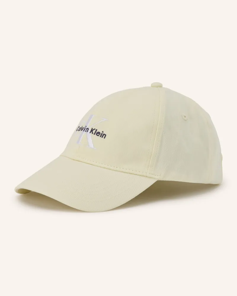 Calvin Klein Cap gelb Hellgelb
