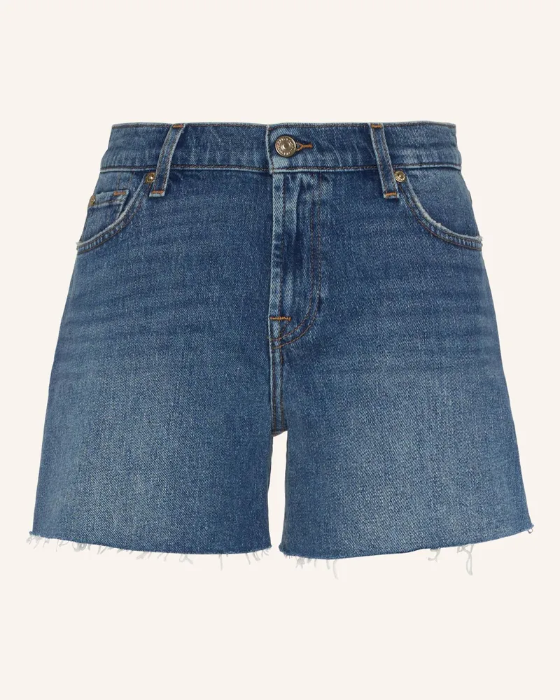 7 for all mankind Shorts MID Blau