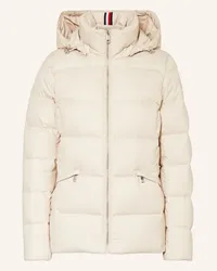 Tommy Hilfiger Daunenjacke mit abnehmbarer Kapuze Beige