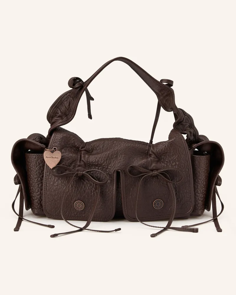 Acne Studios Handtasche braun Dunkelbraun