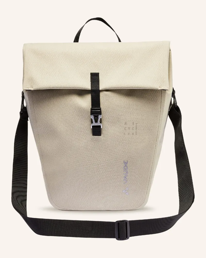 Vaude Fahrradtasche Recycle Pro Single 22 L beige Creme