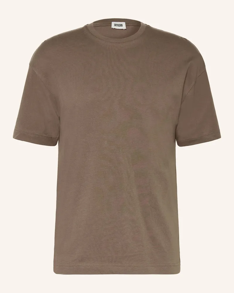 Drykorn T-Shirt KAYRO Dunkelbraun