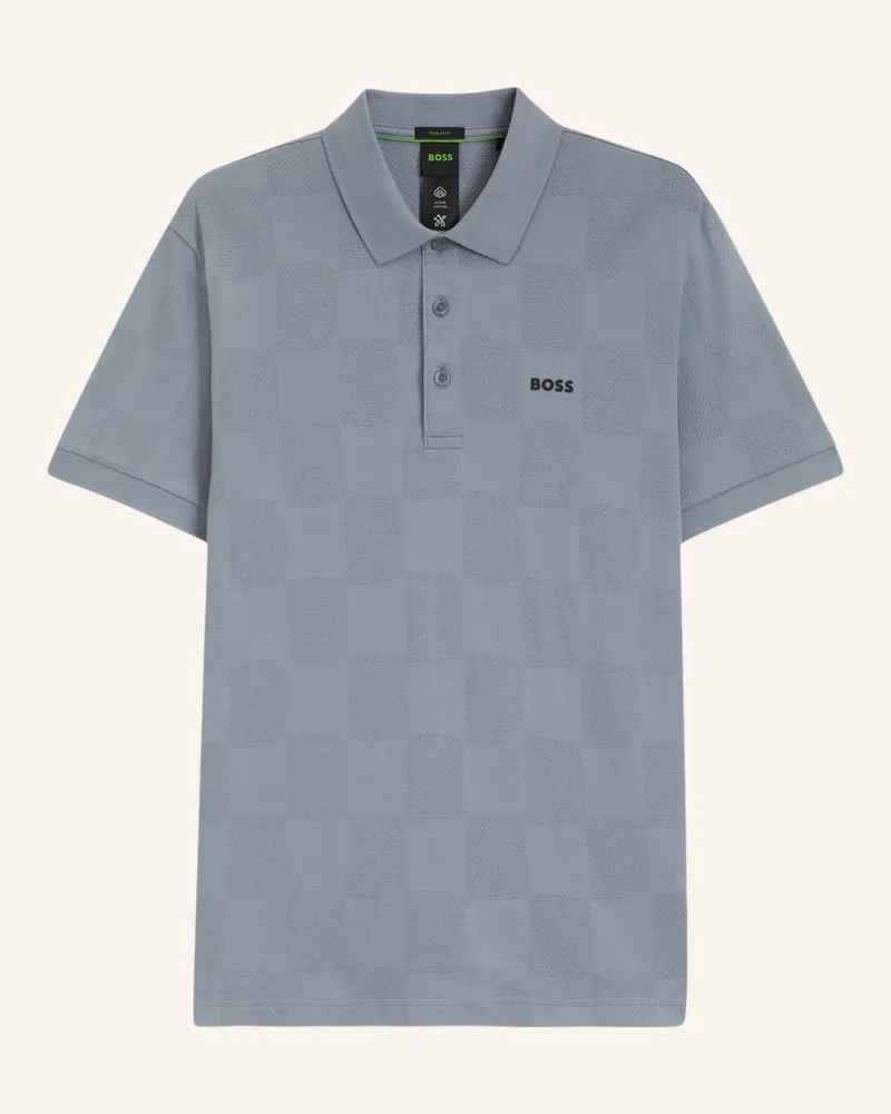 HUGO BOSS Poloshirt PATTEO GOC Regular Fit Dunkelgrau