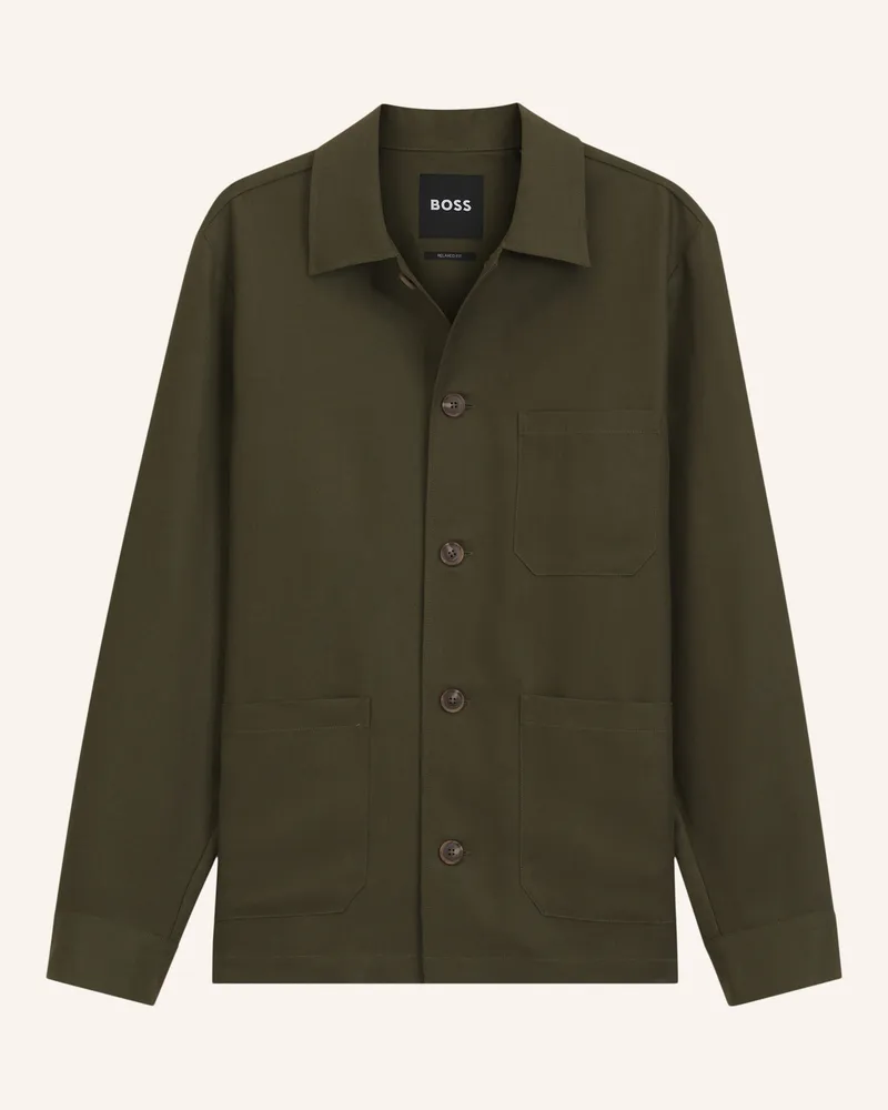 HUGO BOSS Shirt H-Cai-K-3p-262 Relaxed Fit gruen Grün