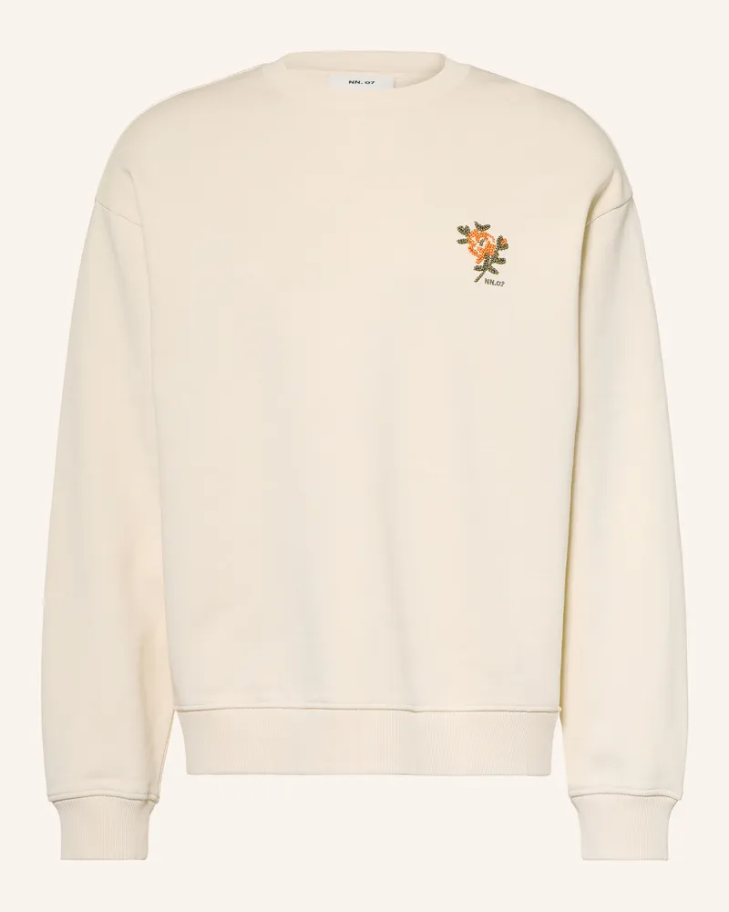NN 07 Sweatshirt David beige Ecru