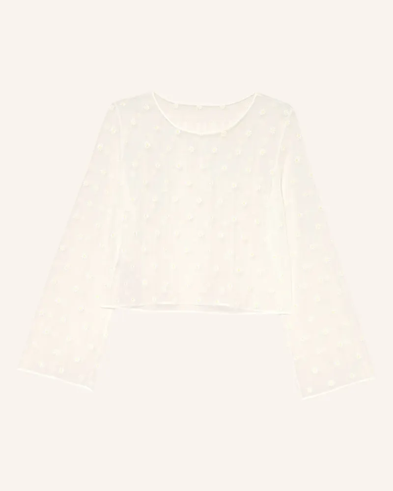 Marie Jo Blusenshirt Avero Aus Mesh weiss Weiss