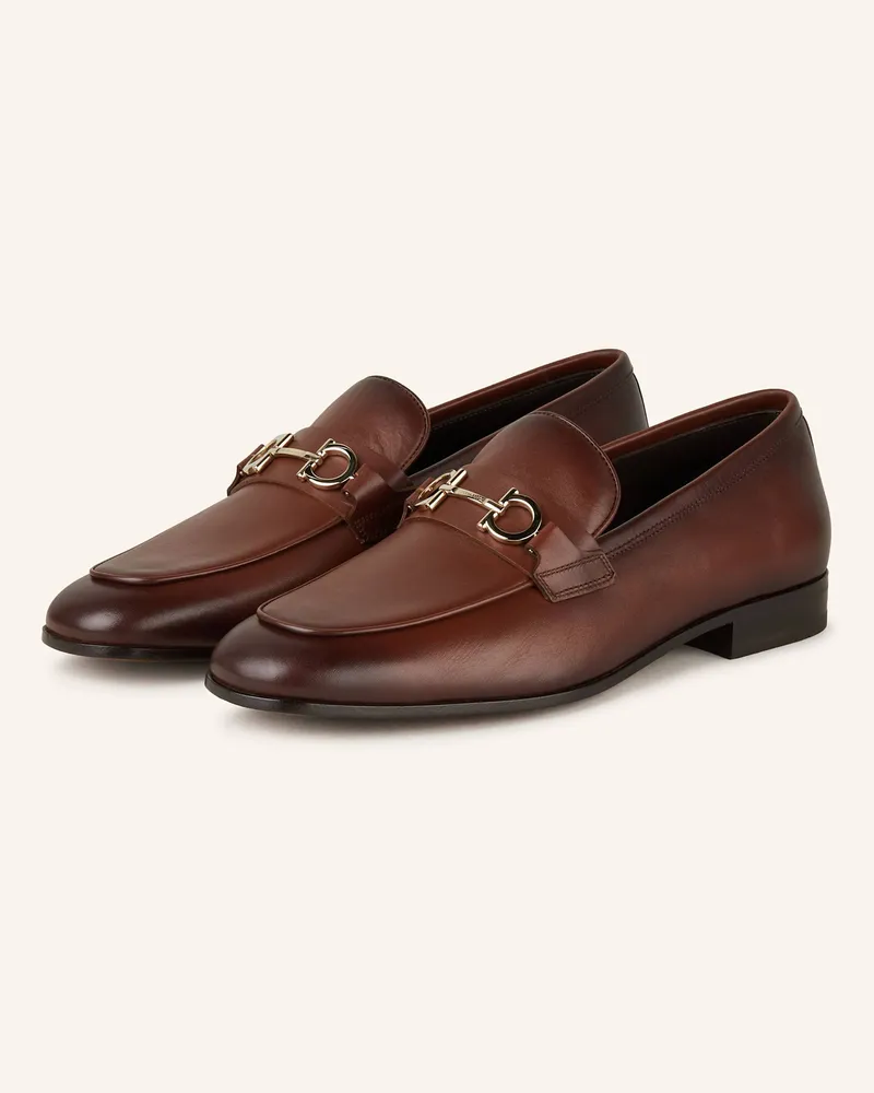 Ferragamo Loafer BALTY Braun