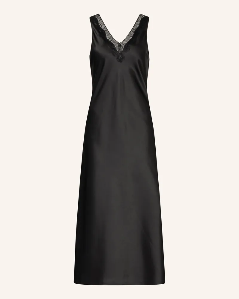 someday. Satinkleid Qamile Mit Spitze schwarz Schwarz