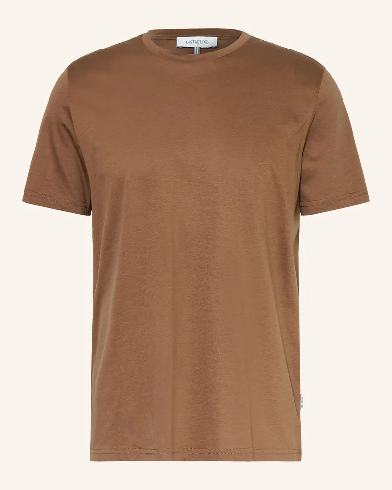 DISTRETTO12 T-Shirt Menta braun Braun