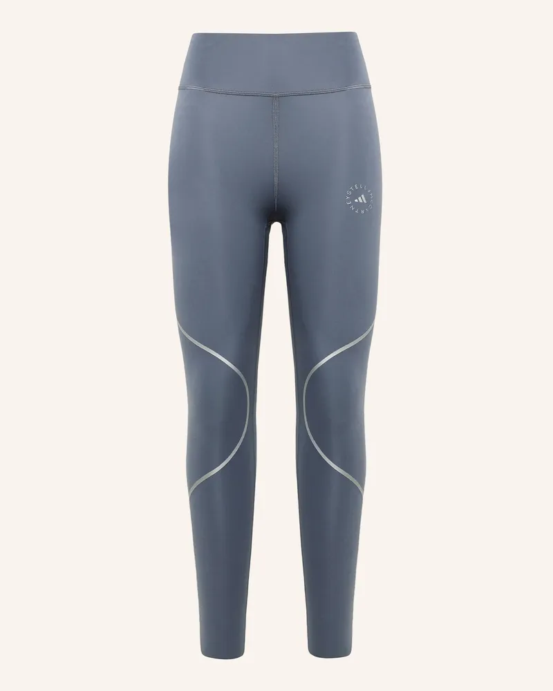 adidas Lauf-Tights Adidas By Stella Mccartney blau Blaugrau
