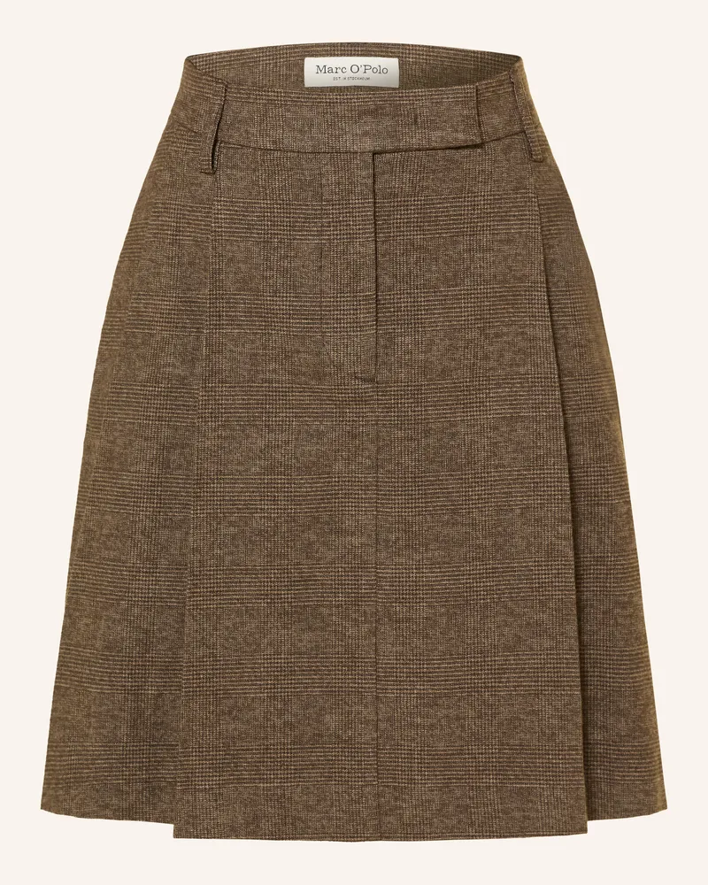 Marc O'Polo Faltenrock braun Braun