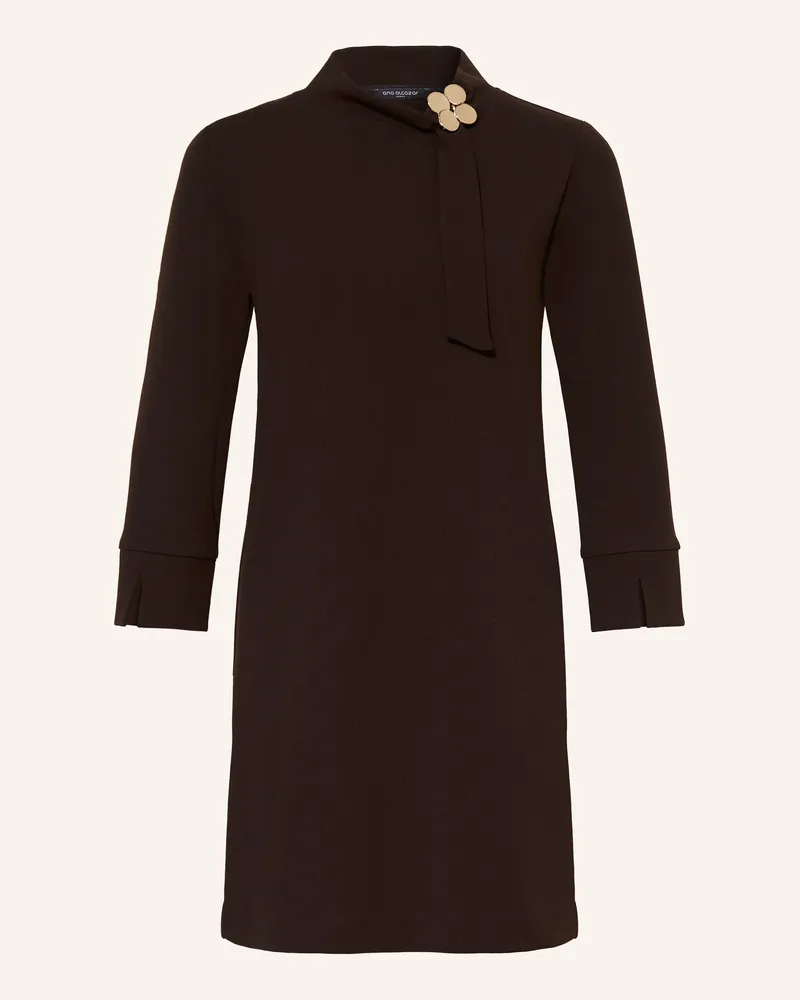 ana alcazar Kleid Mit 3/4-Arm braun Dunkelbraun