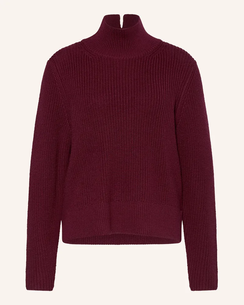 windsor. Pullover Aus Merinowolle rot Dunkelrot