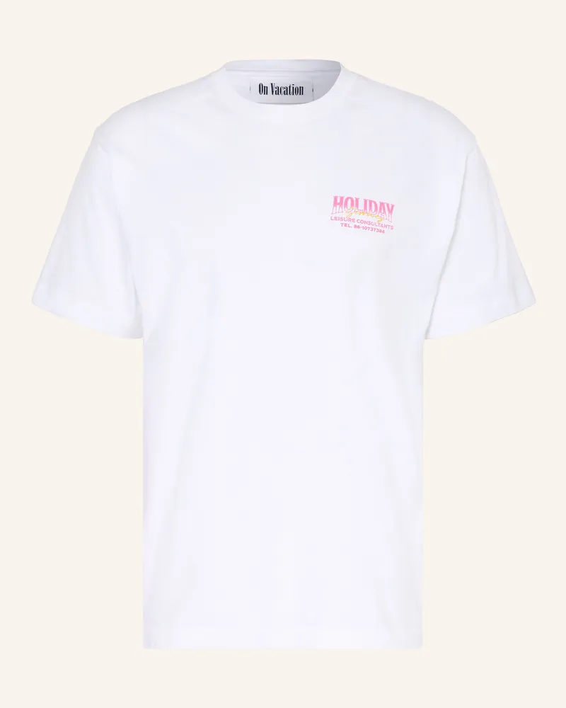 On Vacation T-Shirt Weiss