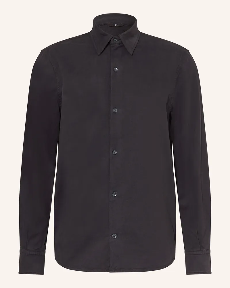 7 for all mankind Hemd Regular Fit blau Dunkelblau