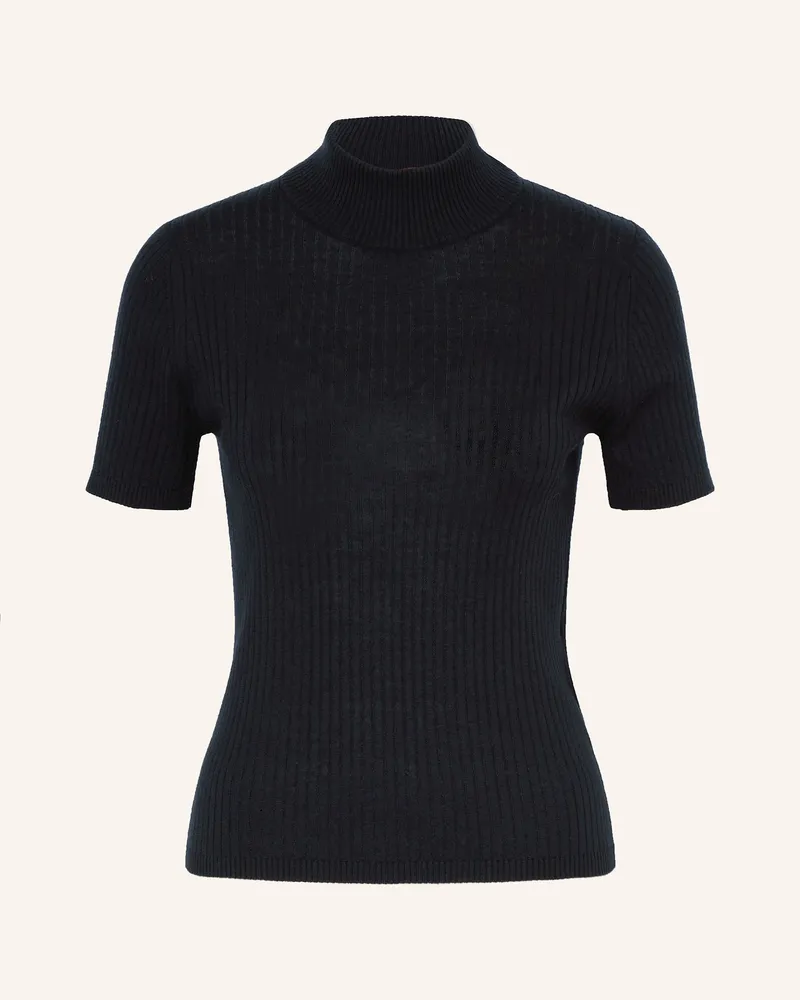 Max Mara Strickshirt JANGY mit Seide Dunkelblau