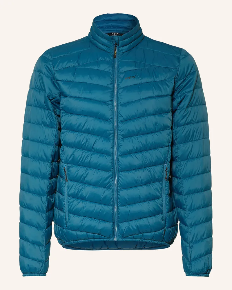 me°ru' Steppjacke Weston 2.0 blau Petrol