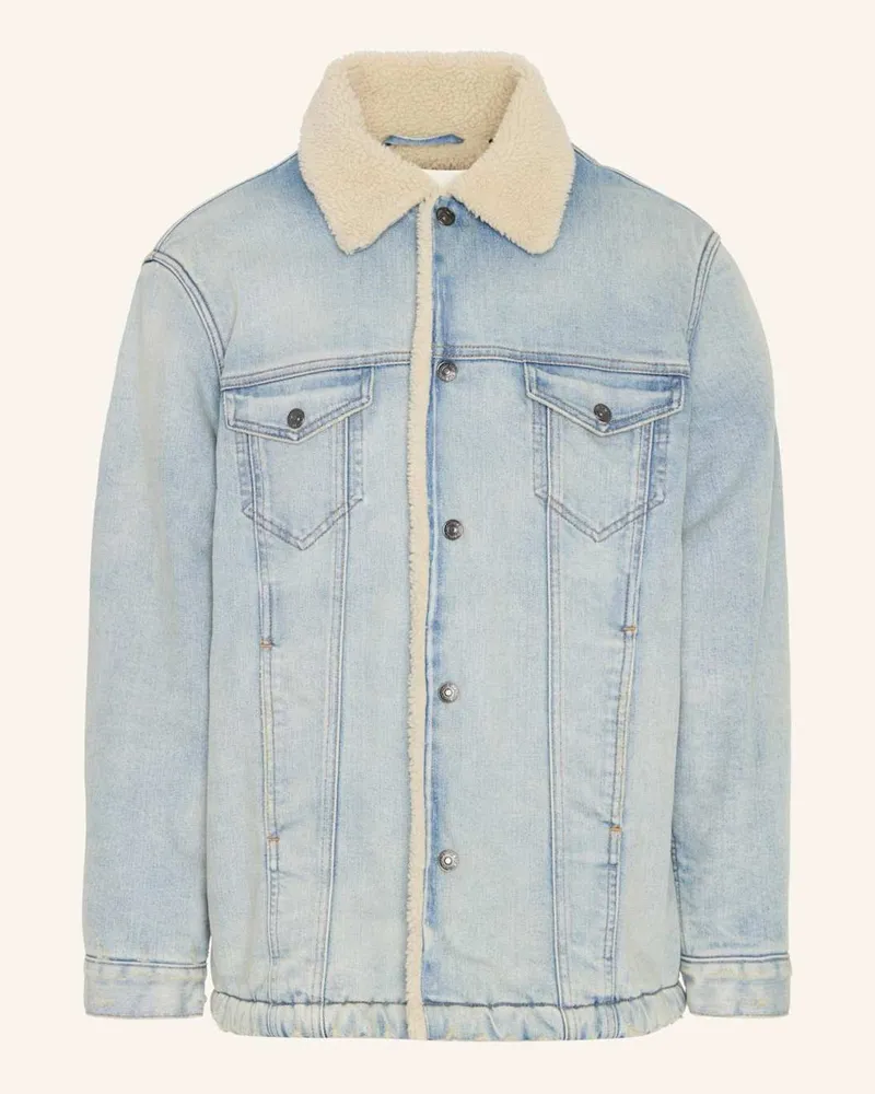 7 for all mankind Jacket SHERPA OVERSHIRT Blau