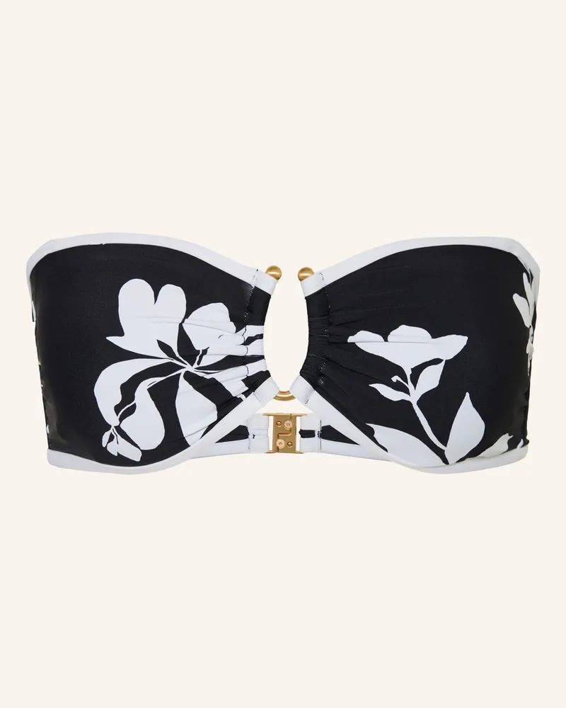 Seafolly Australia Bandeau-Bikini-Top Mayflower schwarz Schwarz