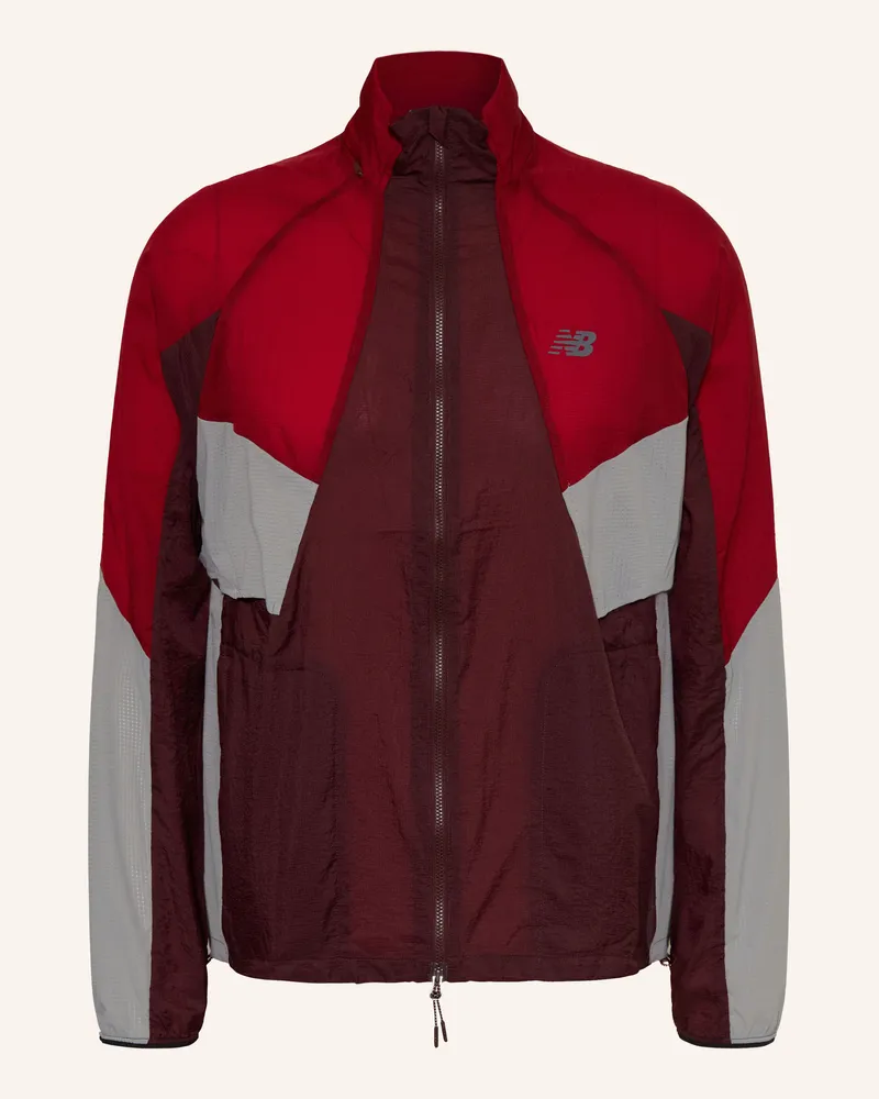 New Balance Laufjacke Rc rot Dunkelrot