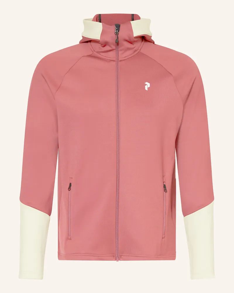 Peak Performance Midlayer-Jacke Rider Zip Hood rot Hellrot