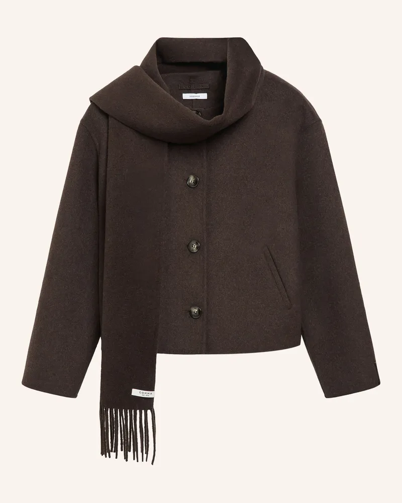 COMMA Kastenjacke braun Dunkelbraun