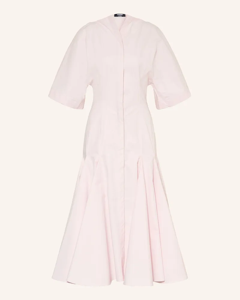 Jacquemus Kleid La Robe Moisson rosa Hellrosa