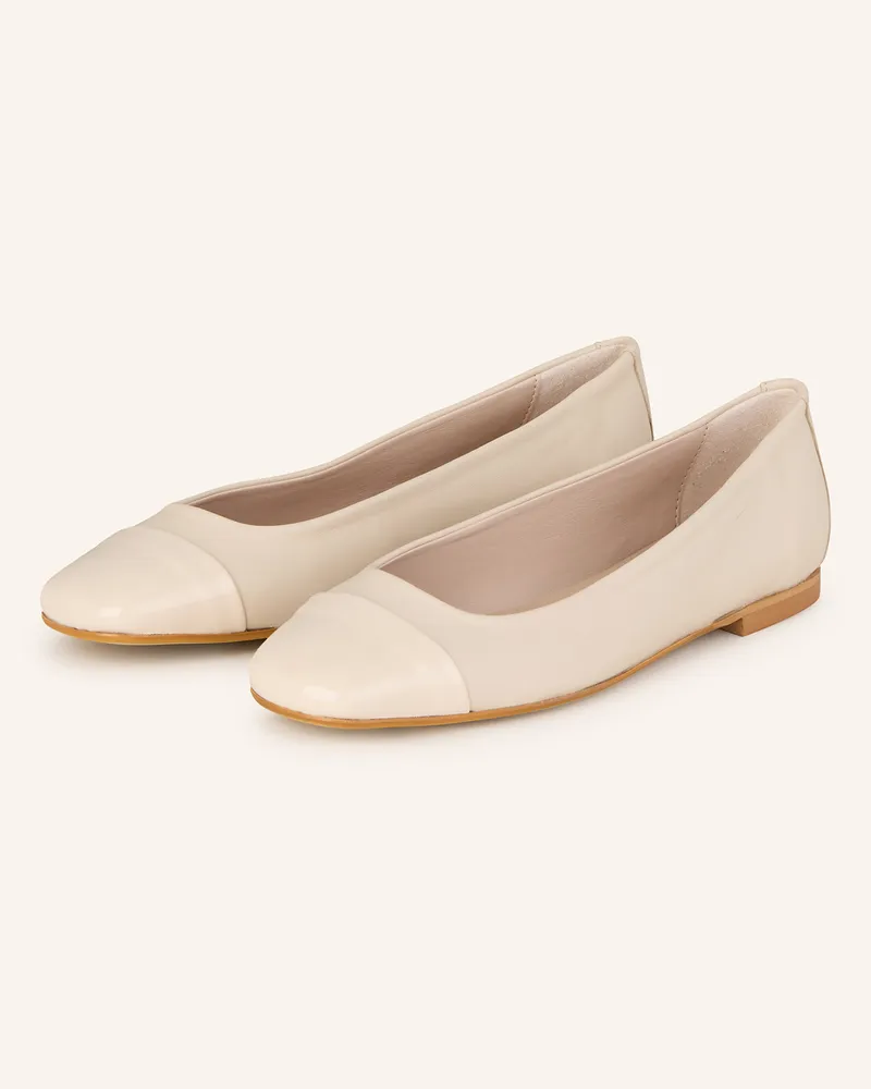 Darling Harbour Ballerinas beige Creme