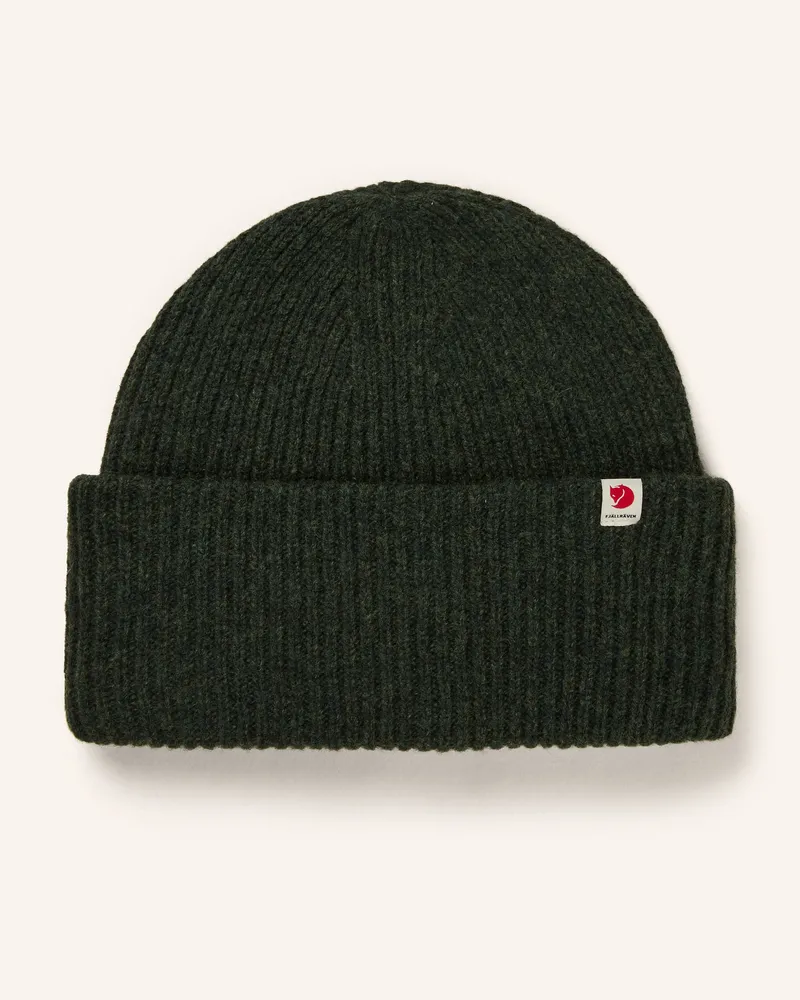 Fjäll Räven Mütze Heavy gruen Dunkelgrün