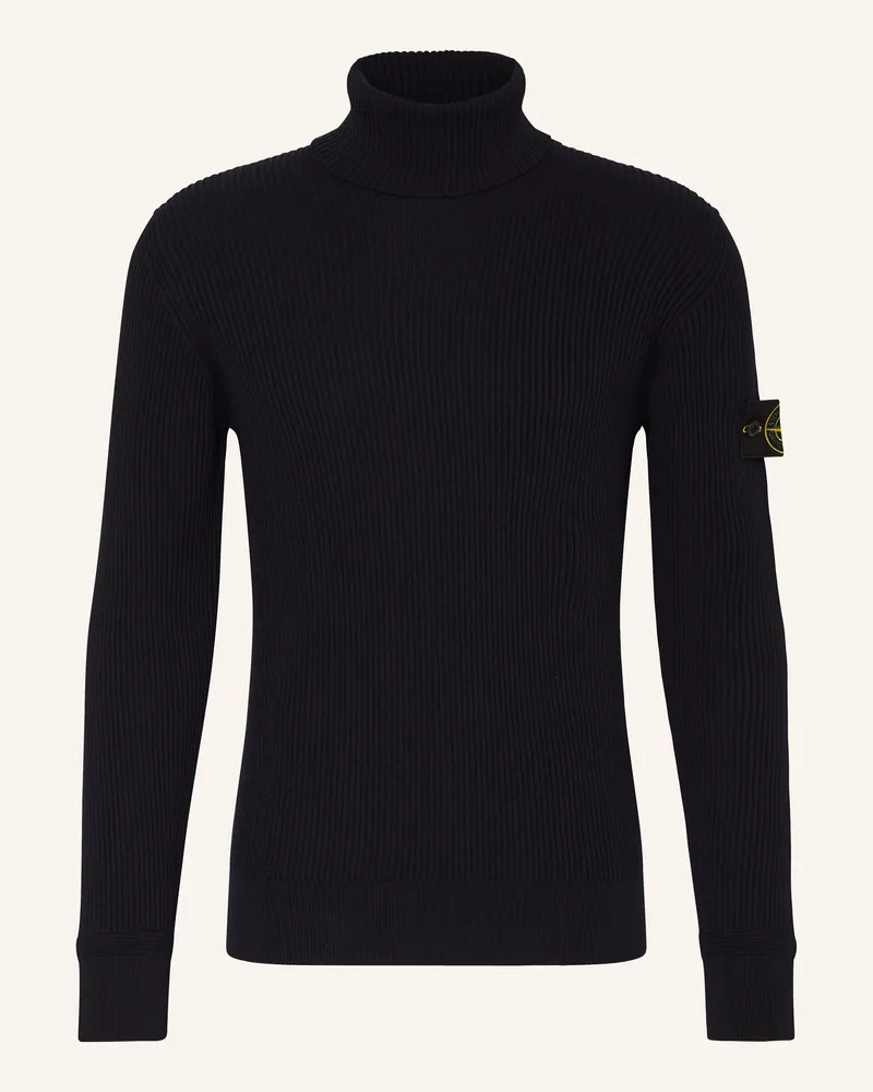 Stone Island Rollkragenpullover Dunkelblau
