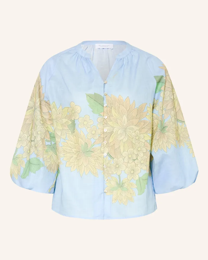 Rich&Royal Bluse Mit 3/4-Arm blau Hellblau