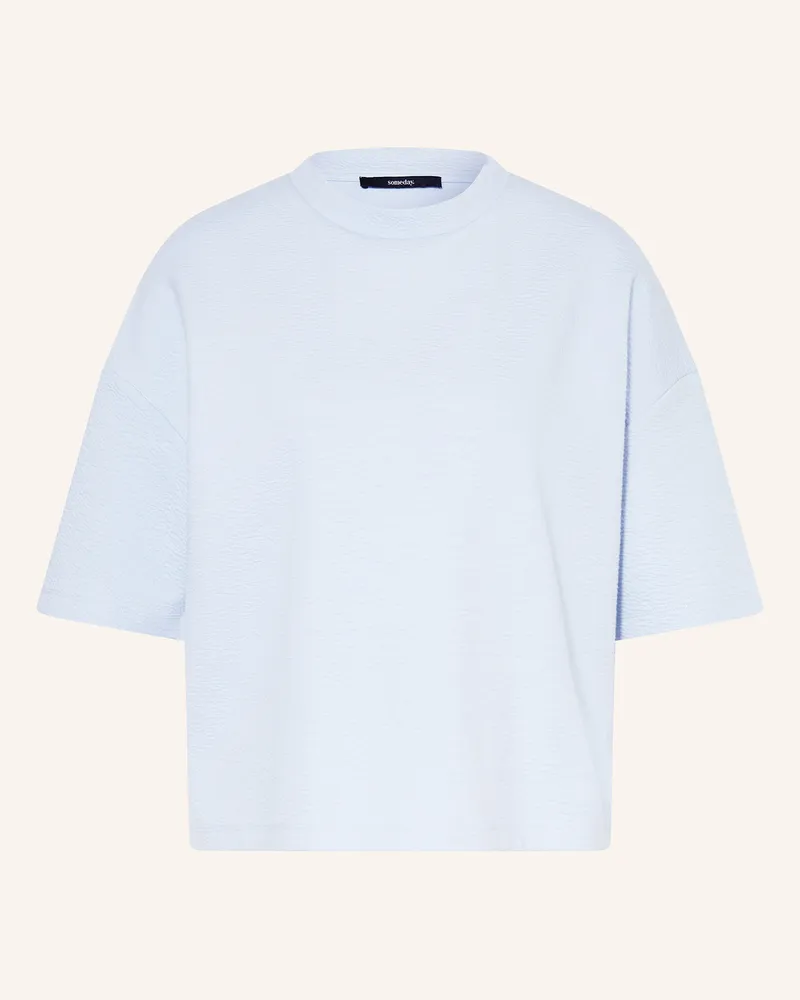 someday. T-Shirt UMELIA Hellblau