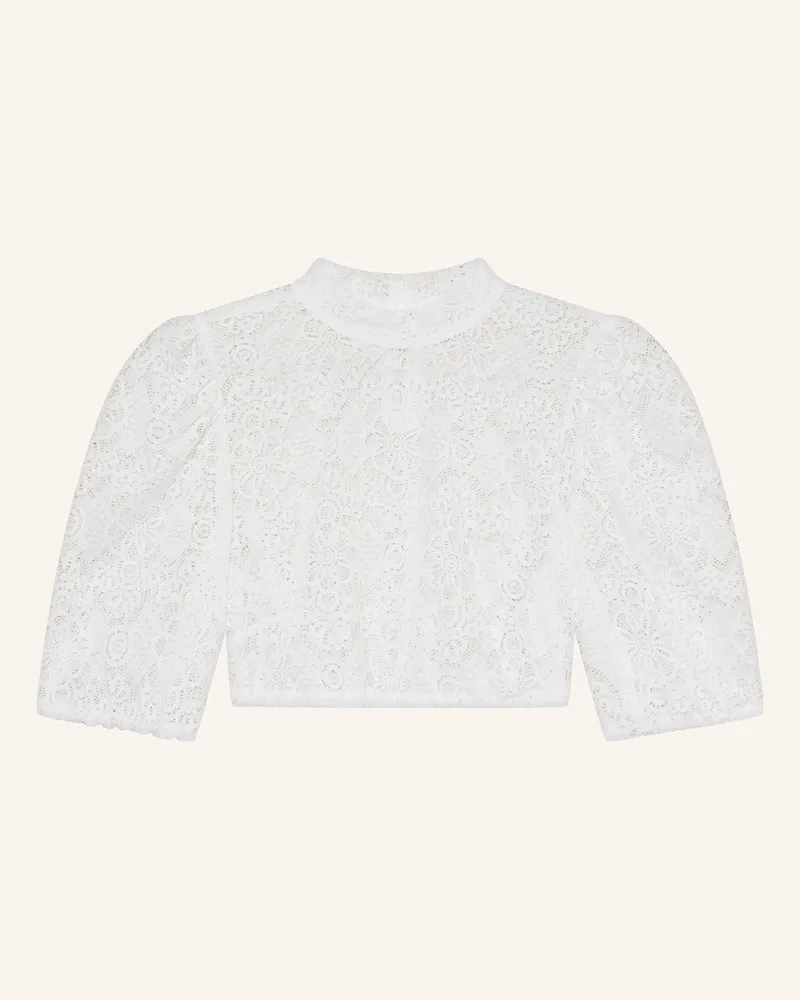 WALDORFF Dirndlbluse weiss Weiss