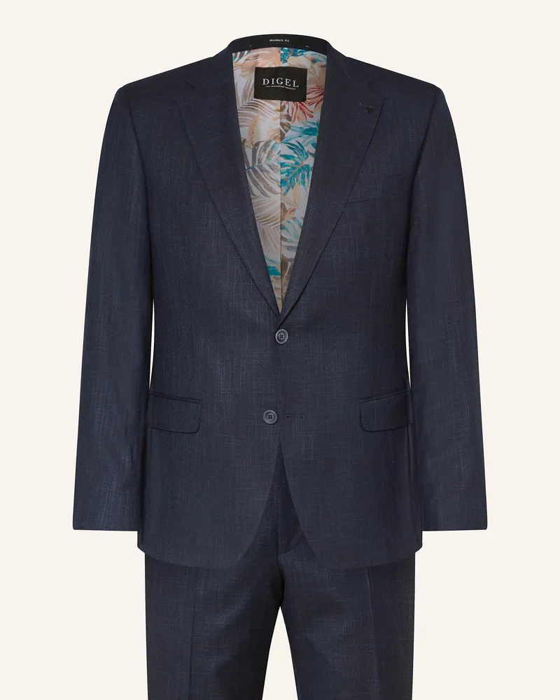 Digel Anzug Daren-V-G Slim Fit blau Dunkelblau